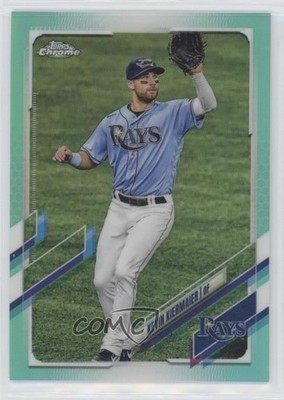 2021 Topps Chrome Aqua Refractor 100/199 Kevin Kiermaier #38 0l1