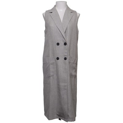 D&Z Fashion, Weste, Größe: S/M, Grau, Baumwolle/Polyester, Einfarbig, Damen #yih