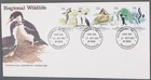 MayfairStamps Australian Antarctic Territory FDC 1983 Strip Regional Wildlife Fi