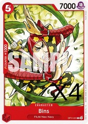 Bins OP11-011 A Fist of Divine Speed Common One Piece TCG