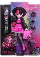 Monster High Draculaura Doll with Pet Bat Cat Count Fabulous & Accessories - New