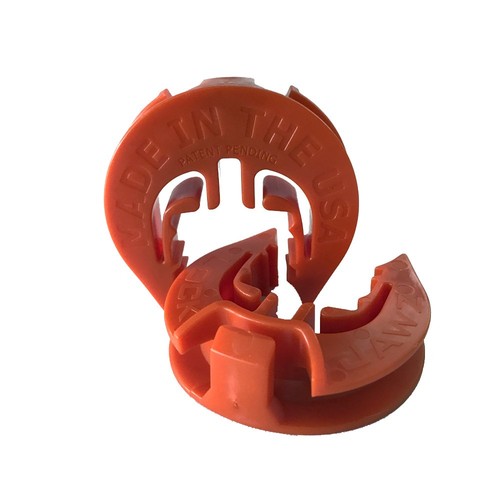 Lock Jawz T-360 Electric Fence T-Post Insulator - Orange Bulk Qty 100 - 第 6/8 張圖片
