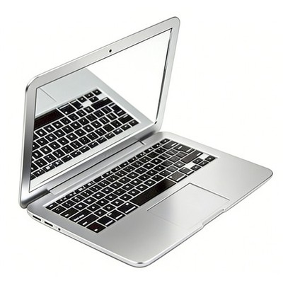 Mini Laptop Mirror Pocket Laptop Makeup Mirror Fake Computer Compact Mirror