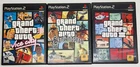 Grand Theft Auto Vice City, GTA SanAndreas, GTA 3 III (Sony PS2) Tested