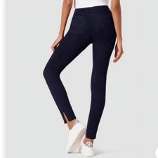 Hue Split Hem Denim Legging U23407