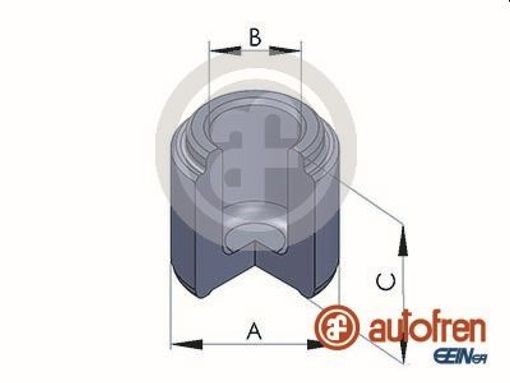 Fits AUTOFREN SEINSA D025236 BRAKE CALIPER PISTON. CITROEN REAR /31.96X32.7/