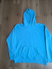 Mens Hollister XL Pale Blue Hoodie Pullover Jumper with Logo