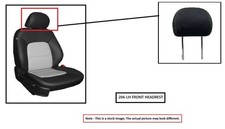 LH GRY LEA FRT HEADREST OEM 2014 TOYOTA SIENNA