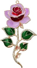 WaaHome Red Rose Valentines Day Gifts for Her Girlfriend - Metal Rose Valentine