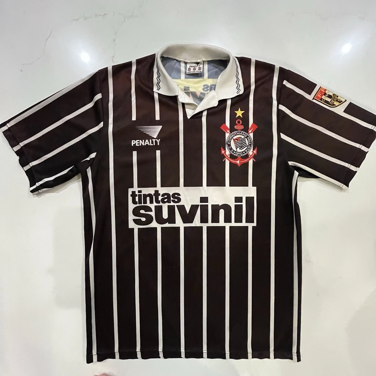Maillot Vintage Corinthians 1997-1998 – Domicile – Taille XL – Original Avec #7