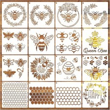 Bee Honeycomb Stencil Reusable Stencils for Painting on Wood Signs