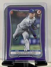 2026 Bowman Baseball #2 Yoshinobu Yamamoto Purple /250 