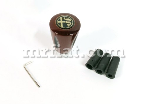 Alfa Romeo Giulia Sedan Mahogany Wood Gearshift Knob - Picture 1 of 1