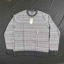 Michael Kors Link Stripe Crewneck Sweater Men  s size Large NWT