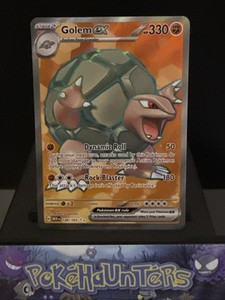 Pokémon Card - Golem Ex 076/165 From Scarlet & Violet: 151 Set - Half Art Holo Rare