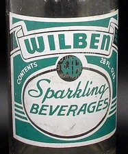 Wilben; Wilben Bottling Co.; Worcester, Mass.; 2-color ACL soda pop bottle