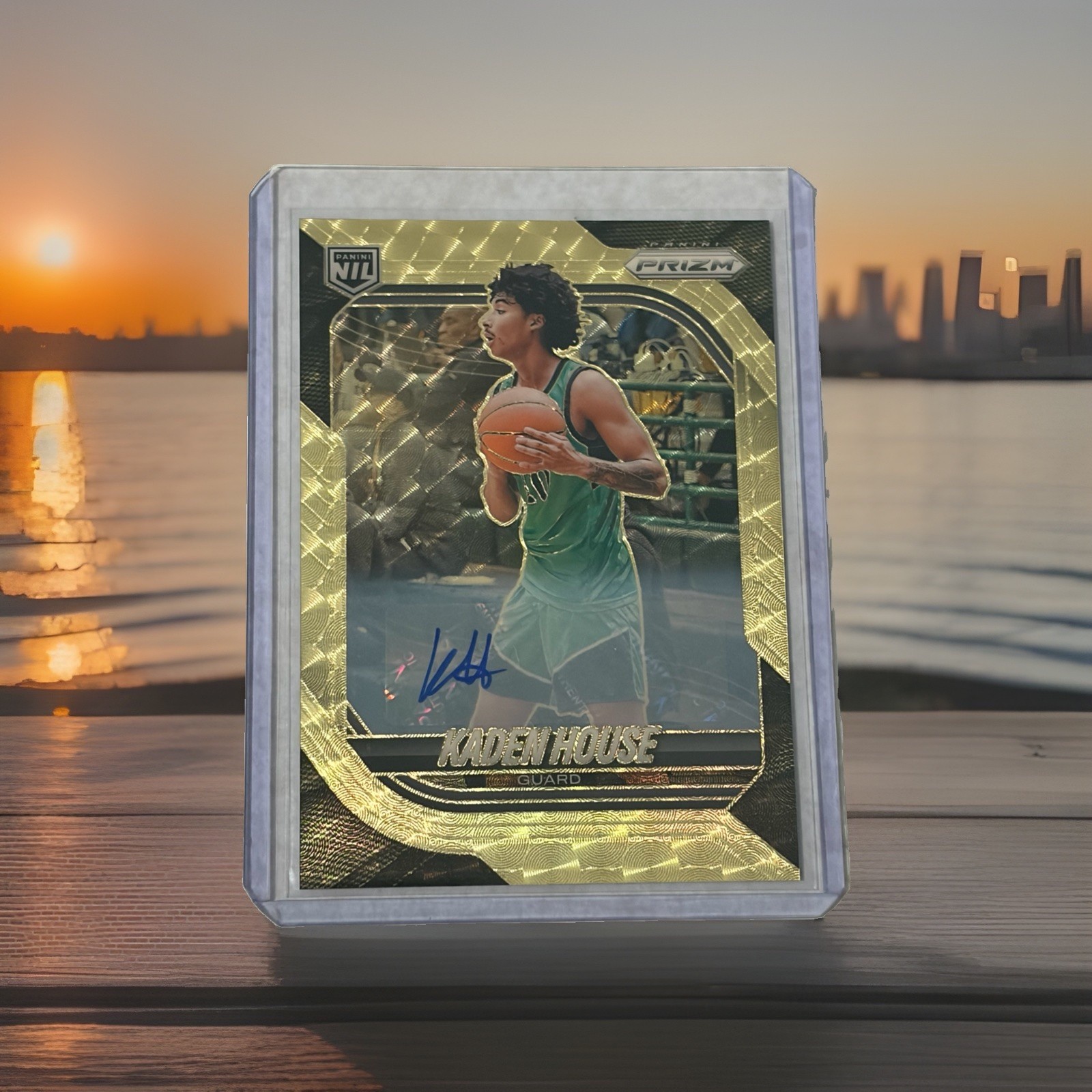2025-26 Panini Prizm Kaden House Gold Prizm Auto #117 Autograph view 1
