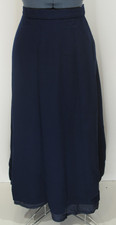 Womens Sz 6 Skirt VTG Talbots 100 Worsted Wool A Line Navy Blue Made USA READ