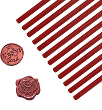 Wax Wachs Siegel Stempel Kit, 12 Stück Retro Siegelwachs, Siegelwachs Set, Siege