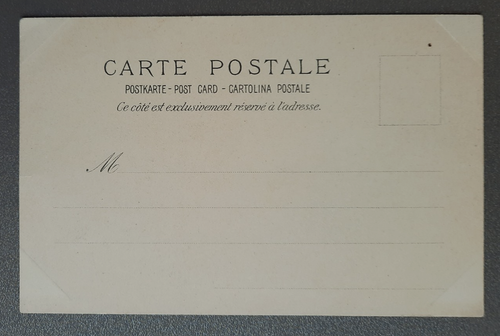 Postal Rossi, modelo femenina, moda, sueño, glamour, artista firmada U/B c1900 - Imagen 3 de 3