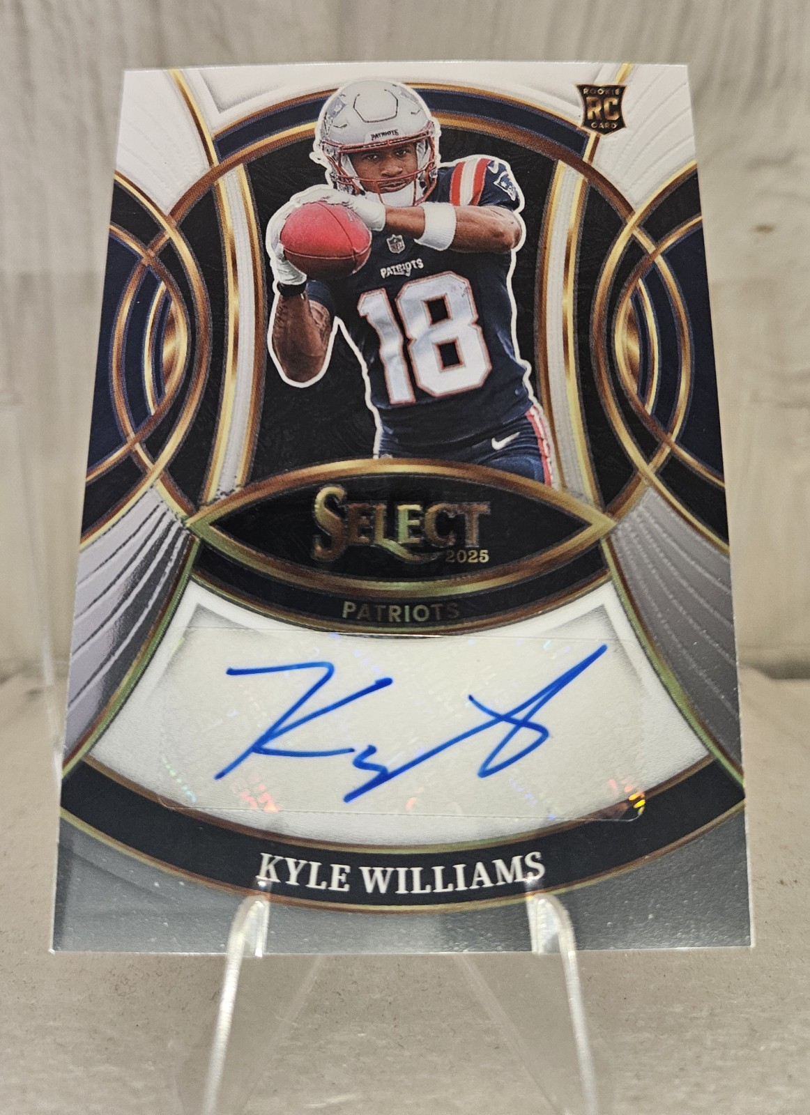 2025 Panini Select - Rookie Signatures Kyle Williams #RSI-KWS (AU RC) Auto
