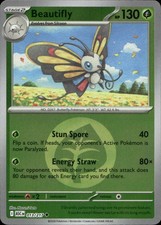 Beautifly - (Energy Symbol Pattern) 013/217 ME Ascended Heroes Reverse Holo U NM