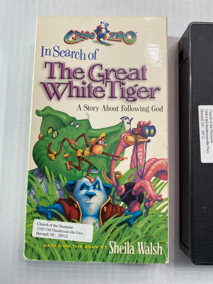 Gnoo Zoo In Search of The Great White Tiger VHS 2001, Ultra Rare Video HTF OOP - Image 3 of 4
