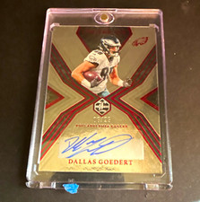 Panini 2022 Limited Ink Dallas Goedert Li-dgo Ruby Spotlight Auto 25 Eagles