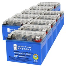 Mighty Max YTX4L-BSGEL GEL, Battery Replaces Yamaha Maxam, Morphous - 10 Pack