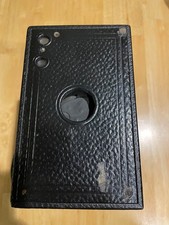 Antique Kodak Brownie Box Camera 2C Model A 130 Film w spool...SHUTTER WORKS...