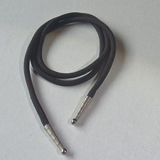 Brown Braided Bolo Tie Replacement Cord Silver Tone Tips Western Cowboy 30"
