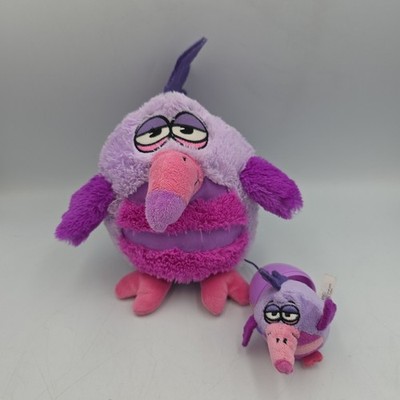 KooKoo Birds Plush Purple Pink 7  No Sound Stuffed Animal Jay At Play