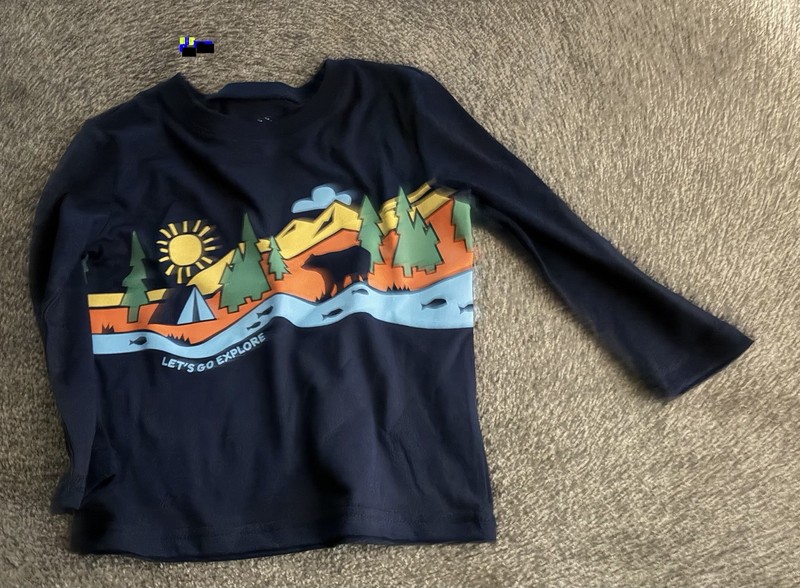 Boys Explore Blue T-Shirt Size 2T NWT A5