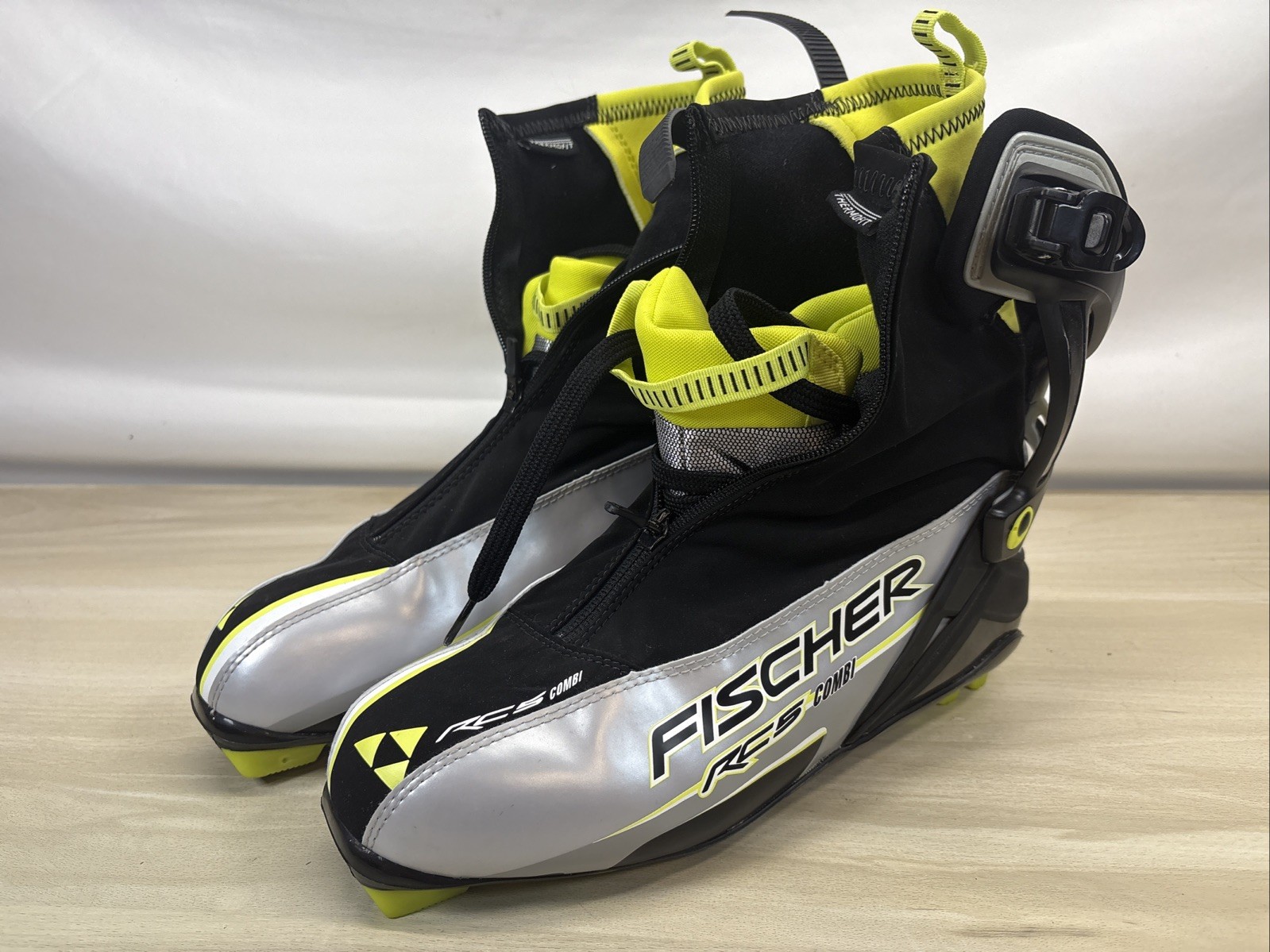 SALOMON Stivali FISCHER RC5 Combi Nordic nero giallo argento
