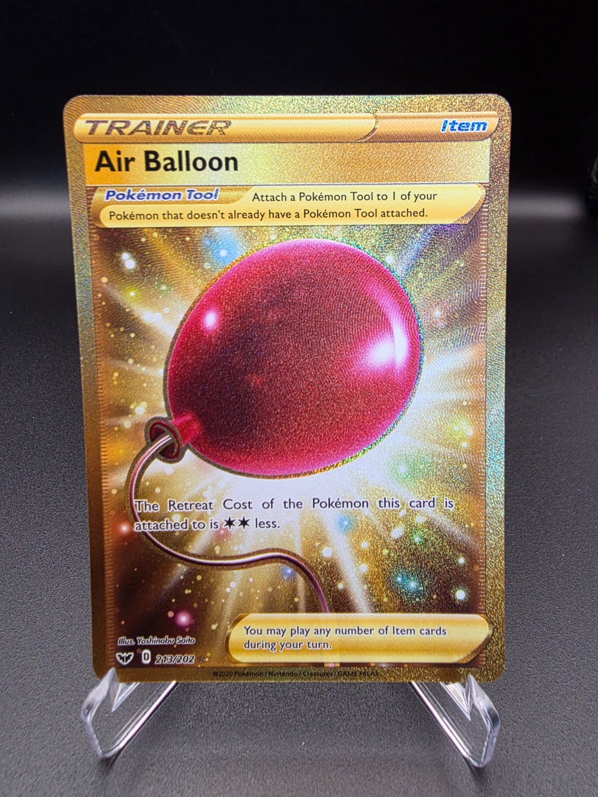 Air Balloon 213/202 - Sword & Shield Secret Rare - NM