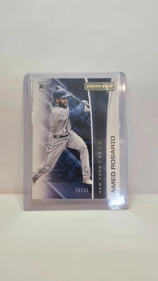 3 Card Amed Rosario Mets Lot (#'d Rookie, Auto, Patch, Relic) - Image 3 of 4