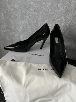 Balenciaga Pumps 38 Heels Schwarz Lackleder