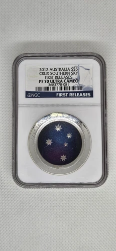 2012 Australia S$5 Crux Southern Sky First Releases NGC PF 70 Ultra Cameo
