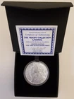 SILVER ROUND, THE MUCHA COLLECTION, LAUREL, SILVER PROOF, .999, WITH COA