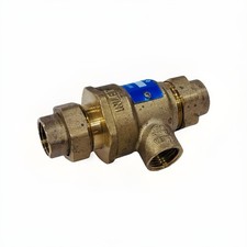 1/2" 9D-M3 Backflow Preventer Brass Dual Check Valve With Atmospheric Vent
