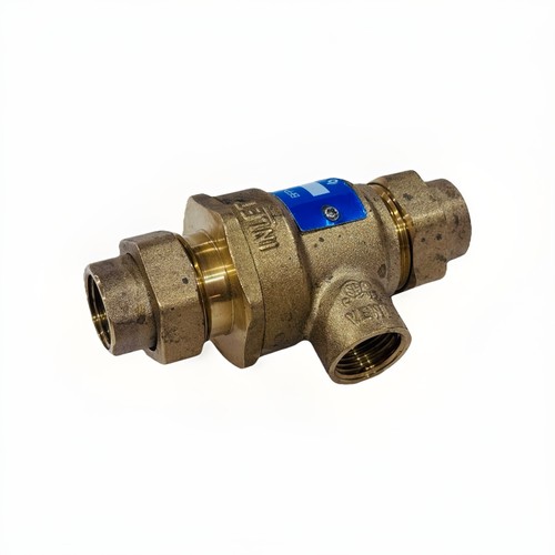 1/2" 9D-M3 Backflow Preventer Brass Dual Check Valve With Atmospheric Vent