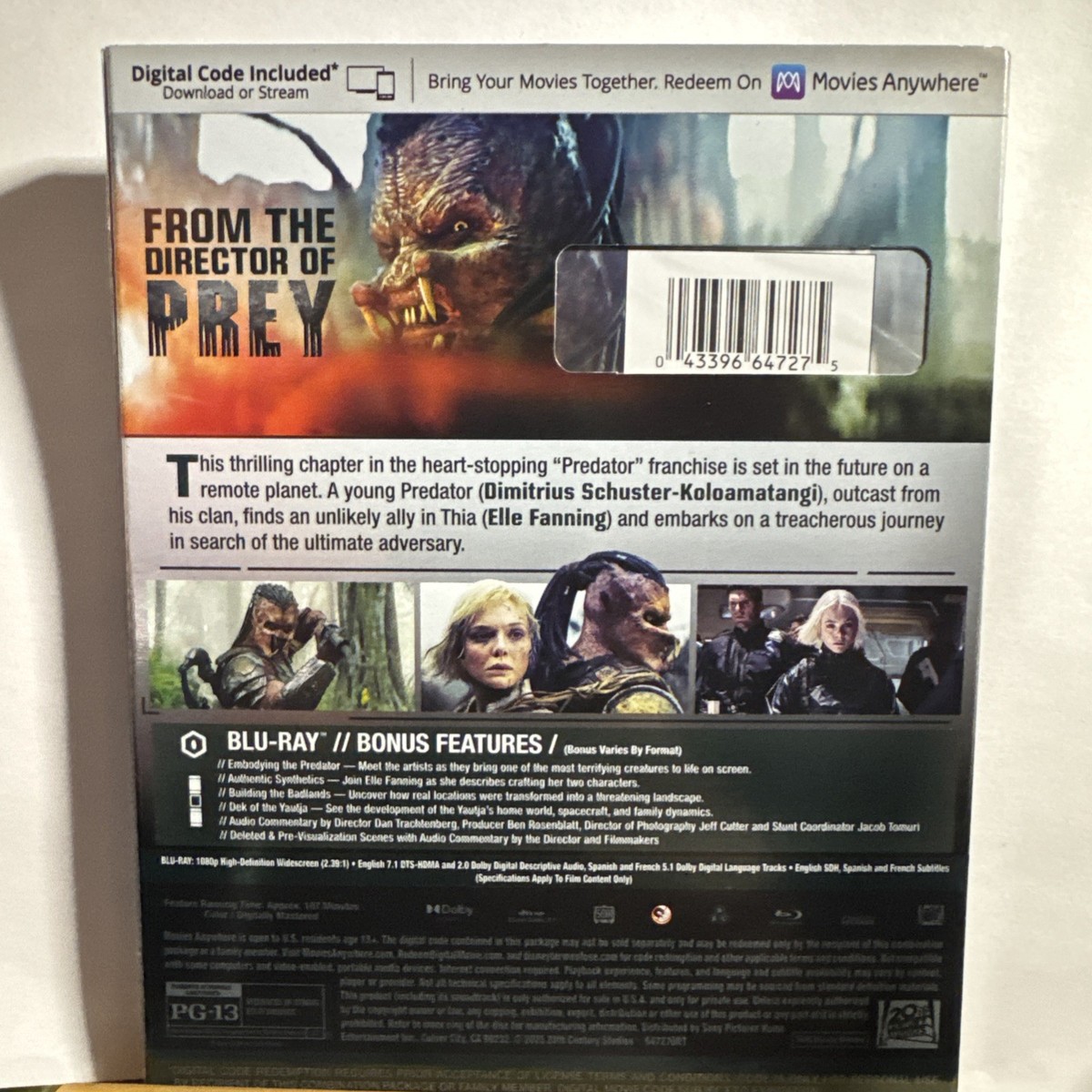 Predator Badlands (Blu-ray & Digital,2026) w/ Limited Edition