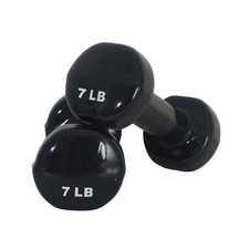 Vinyl Dipped Dumbbell Pair, 7lbs