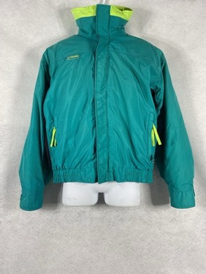 Vintage Columbia Bugaboo Interchange Jacket Mens Medium Green USA Made