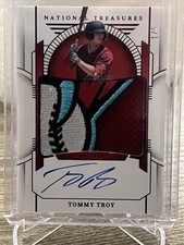 2024 Panini National Treasures - Prospect Material Signatures Tommy Troy 1/5