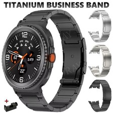 Titanium Band For Samsung Galaxy Watch 8/8 Classic/Ultra 47mm Luxury Metal Strap