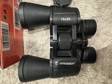 Bresser BAK-4 Long Eyerelief 10 x 50 Binoculars Fully Coated 114m / 1000m