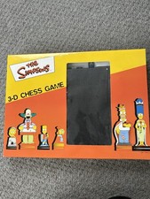 Jeu d'échecs vintage 3D Les Simpson
