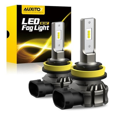 AUXITO LED Fog Bulb Light H8 H16 Headlight H11 Bulb 6500K Cool White Lamps D