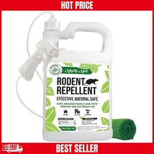 Mighty Mint 1 Gallon Mice Rat Rodent Repellent Spray, All Natural Peppermint Oil